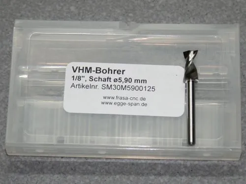 VHM-Bohrer mit 1/8 Schaft � 5.90mm
