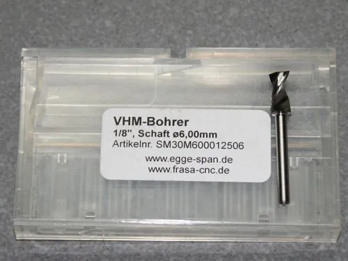VHM-Bohrer mit 1/8 Schaft � 6.00mm