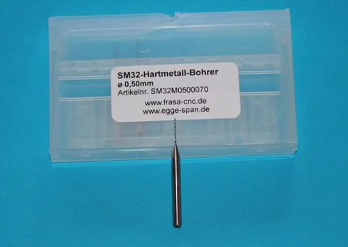SM 32 Hartmetall-Bohrer � 0.50mm