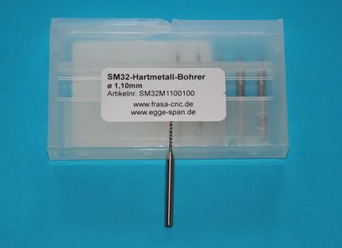 SM 32 Hartmetall-Bohrer � 1.10mm