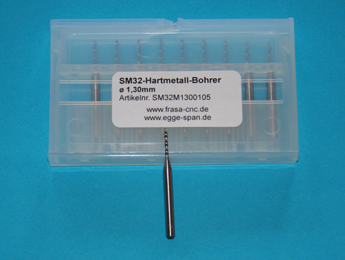 SM 32 Hartmetall-Bohrer  1.30mm