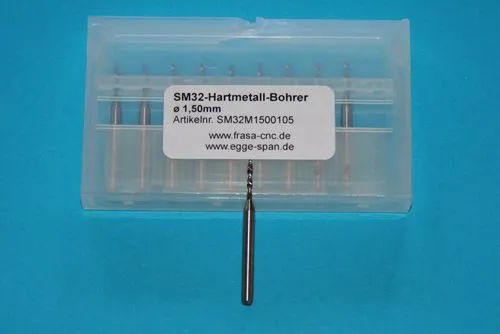 SM 32 Hartmetall-Bohrer � 1.50mm