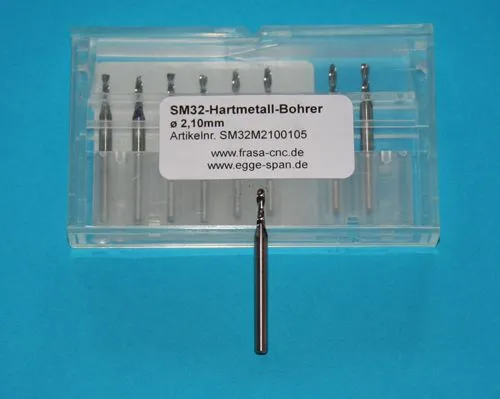 SM 32 Hartmetall-Bohrer � 2.10mm
