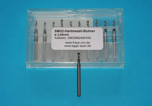 SM 32 Hartmetall-Bohrer � 2.40mm