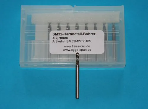 SM 32 Hartmetall-Bohrer � 2.70mm