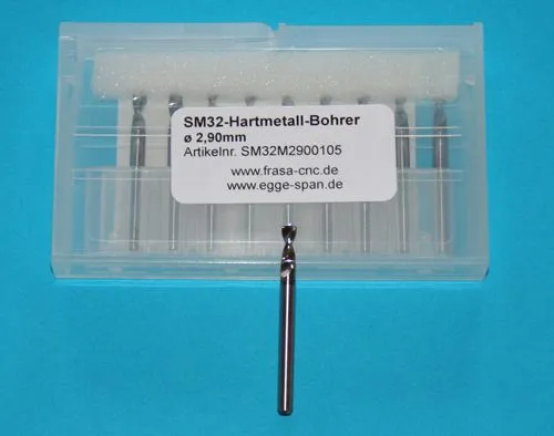 SM 32 Hartmetall-Bohrer � 2.90mm