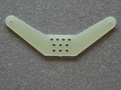 1 Seitenruderhebel SRH85 in 2,00mm GFK