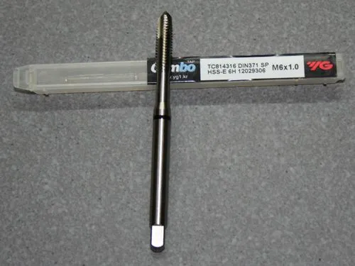 HSS-E, M6 Gewindebohrer ISO Gewinde DIN 13 f�r Aluminium