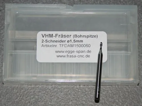 VHM-Fr�ser 2-Schneider - ALU - Bohrsp. � 1.50mm