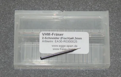 VHM-Fr�ser 2-Schneider (Fisch) � 0.30mm