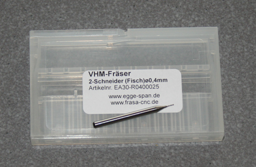 VHM-Frser 2-Schneider (Fisch)   0.40mm