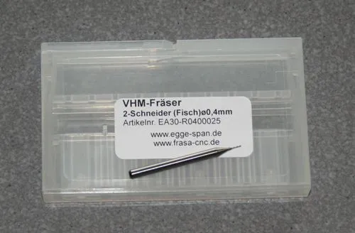 VHM-Fr�ser 2-Schneider (Fisch) � 0.40mm