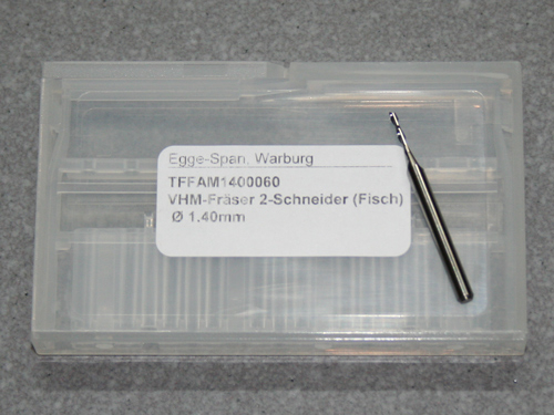 VHM-Fräser 2-Schneider (Fisch)  Ø 1.40mm