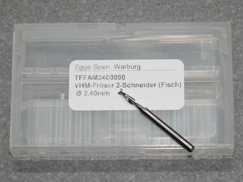 VHM-Fräser 2-Schneider (Fisch)  Ø 2.40mm
