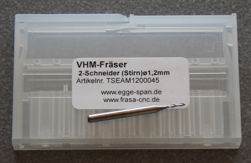 VHM-Frser 2-Schneider (Stirn)  1.20mm