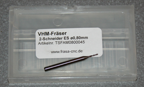 VHM-Frser 2-Schneider ES   0.80mm