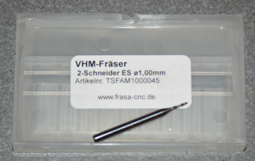 VHM-Fräser 1-Schneider 2,00mm 