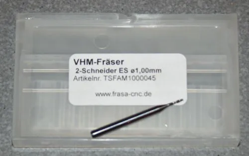 VHM-Fr�ser 2-Schneider ES � 1.00mm