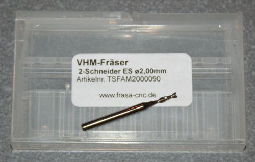 VHM-Frser 2-Schneider ES   2,00mm