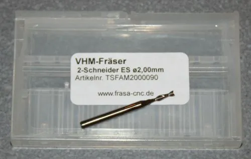 VHM-Fr�ser 2-Schneider ES � 2,00mm