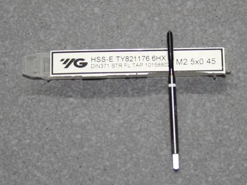 HSS-E, M2,5 Gewindebohrer ISO Gewinde DIN 13 f�r Kupfer, Kunststoff und GFK / CFK