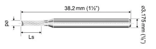 VHM-Fr�ser Diamantverzahnt � 2.00mm