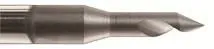Fr�sstichel mit MicroSpeed Diamantschicht 45 Grad
