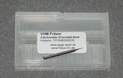VHM-Fr�ser 2-Schneider (Fisch) � 0.50mm