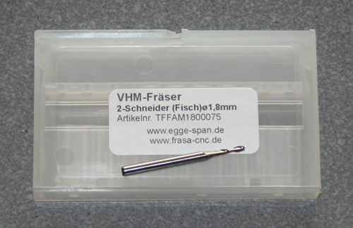 VHM-Frser 2-Schneider (Fisch)   1.80mm