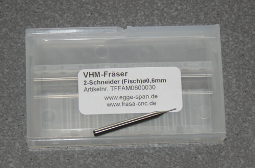 VHM-Frser 2-Schneider (Fisch)   0.60mm