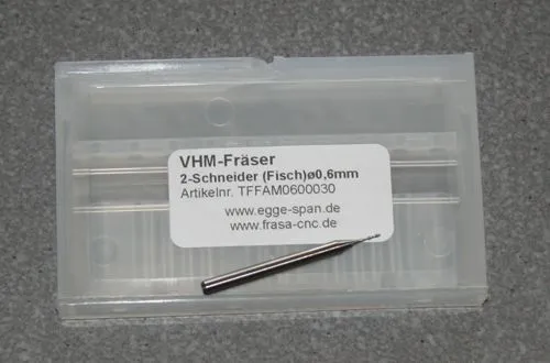 VHM-Fr�ser 2-Schneider (Fisch) � 0.60mm