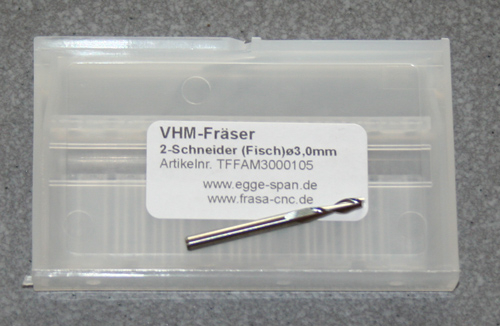 VHM-Fräser 2-Schneider (Fisch)  Ø 3.00mm