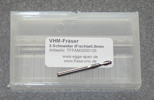 VHM-Frser 2-Schneider (Fisch)   3.00mm