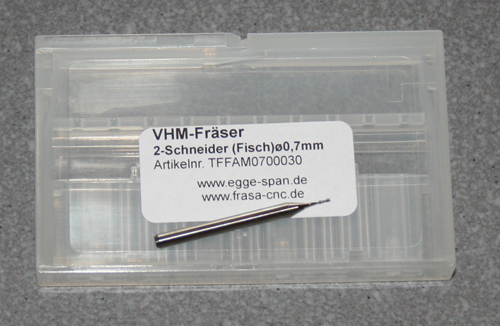 VHM-Frser 2-Schneider (Fisch)   0.70mm