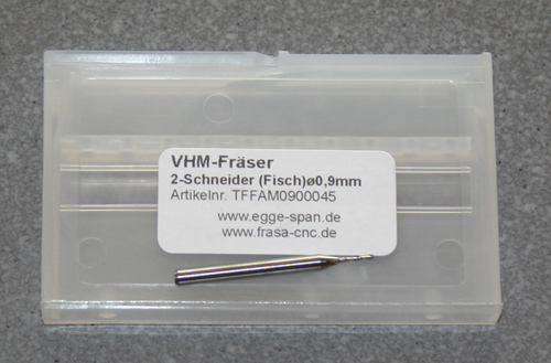 VHM-Frser 2-Schneider (Fisch)   0.90mm