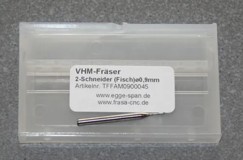 VHM-Fr�ser 2-Schneider (Fisch) � 0.90mm