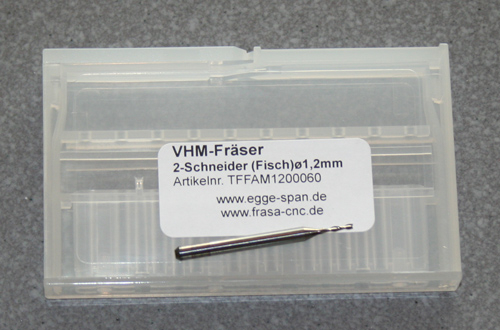 VHM-Fräser 2-Schneider (Fisch)  Ø 1.20mm
