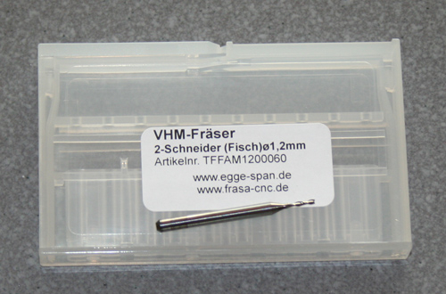 VHM-Frser 2-Schneider (Fisch)   1.20mm