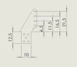 10 Ruderh�rner RH37 in 1,50mm GFK