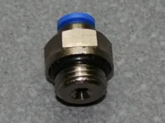 Pneumatik Einschraubverschraubung 1/4 4mm Schlauch.