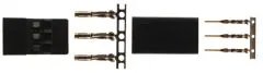 5 Paar Goldkontakt Stecker kompatibel mit JR