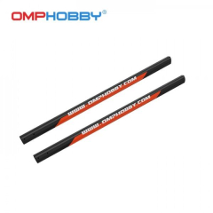 OMPHobby Aluminium Heckrohr in Orange 2Stk