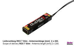DUPLEX 2.4EX Empf�nger REX 7 Slim