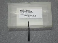 VHM Fr�ser 1,60 mm spiralverzahnt, diamantbeschichtet, CFK, GFK