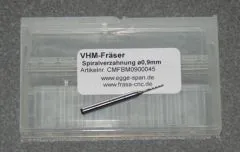 VHM-Fr�ser mit Spiralverzahnung � 0.90mm