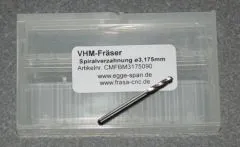 VHM-Fr�ser mit Spiralverzahnung � 3.175mm