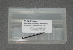 VHM-Fräser Diamantverzahnt Ø 0.60mm