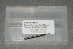 VHM-Fräser Diamantverzahnt Ø 0.70mm