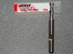 HSSE-CO8, 2 Schneiden 42� Rechtsspirale kurz 5.00mm, unbeschichtet