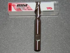 HSSE-CO8, 2 Schneiden 42� Rechtsspirale kurz 10.00mm, unbeschichtet